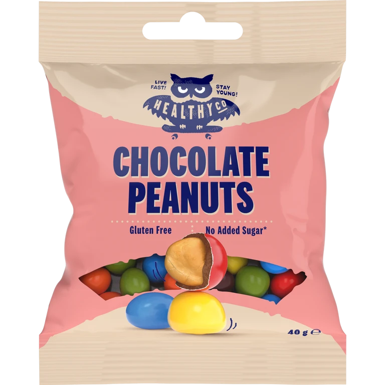 HealthyCo Chocolate Peanuts 40 g