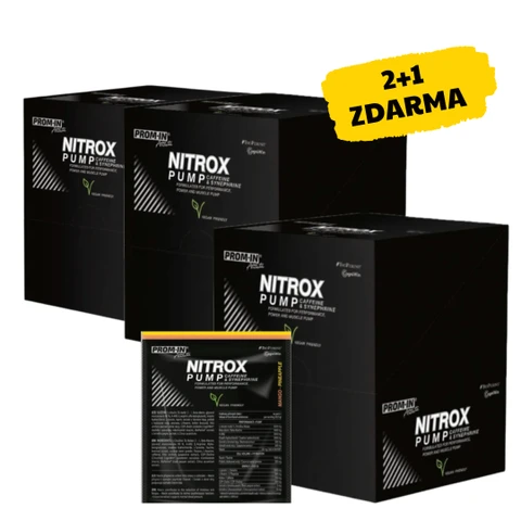 AKCE 2+1 ZDARMA Prom-In Nitrox Pump Caffeine Synephrine 10 x 22,5 g