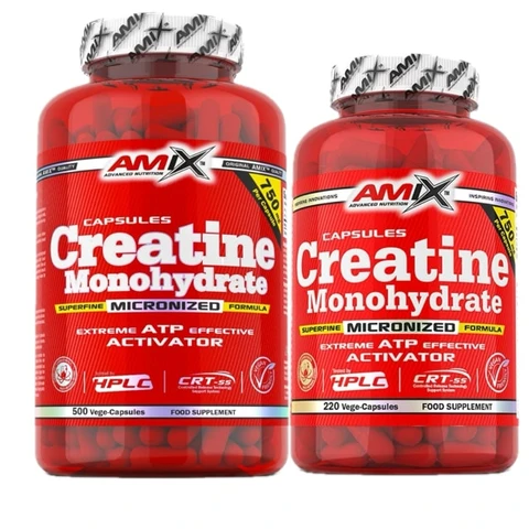 Special Offer Amix Creatine monohydrate 500 cps + Creatine monohydrate 220 cps