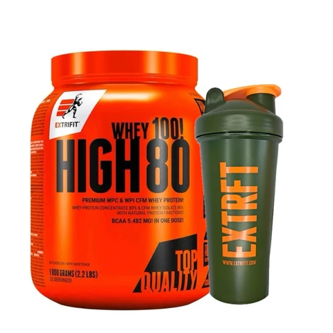 AKCE Extrifit High Whey 80 1000 g + ZDARMA Šejkr 600 ml