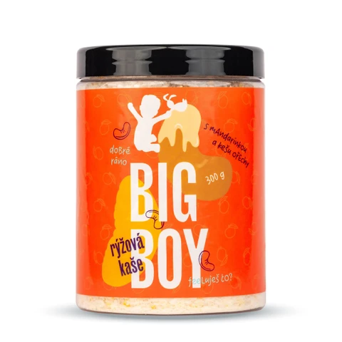 Big Boy Rýžová kaše 300 g s mandarinkou a kešu ořechy