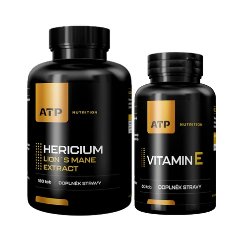 AKCE ATP Nutrition Hericium Lion´s Extract 180 tob + ZDARMA Vitamin E 60 tob