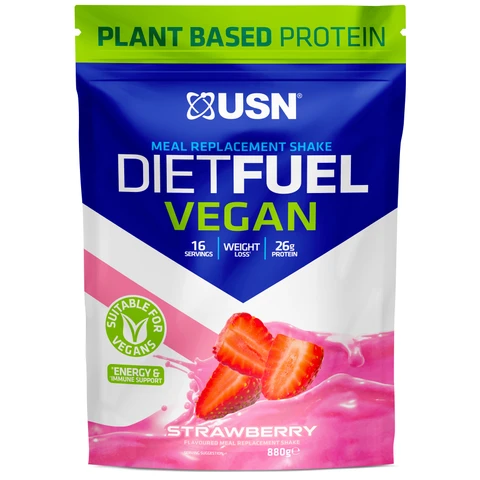 USN Diet Fuel Vegan 880 g jahoda