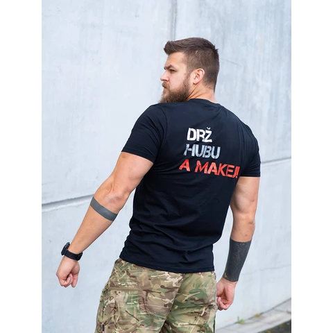 GymTime Men's T-shirt keep your mouth shut and work