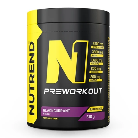 Nutrend N1 Pre - Workout 510 g blackcurrant