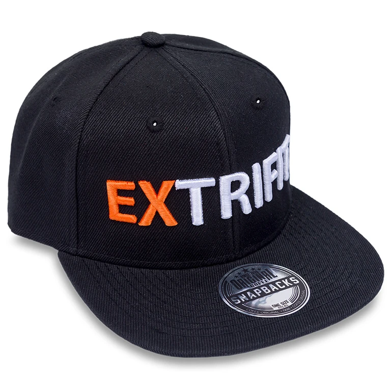 Extrifit Cap black (straight visor)