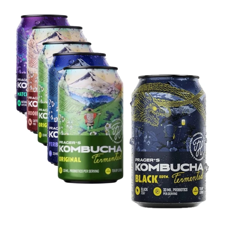 AKCE 5+1 ZDARMA Prager's Kombucha 330 ml