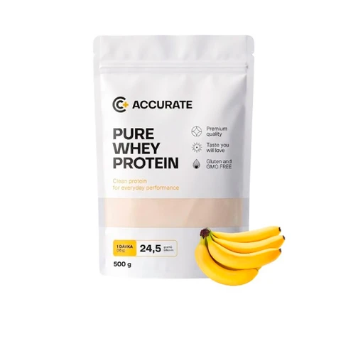 Accurate+ Pure Whey 500 g banana