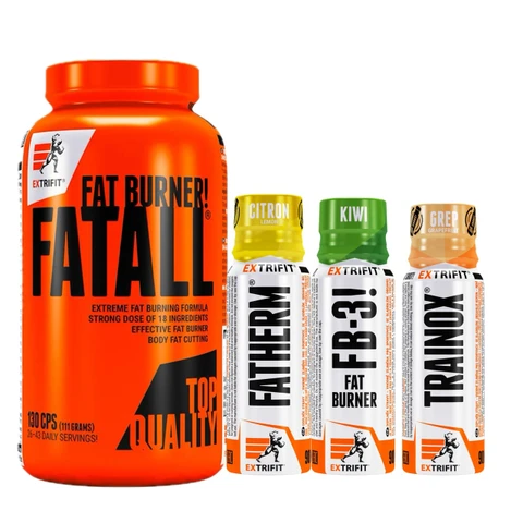 AKCE Extrifit Fatall Fat Burner 130 cps + ZDARMA 3x vzorek