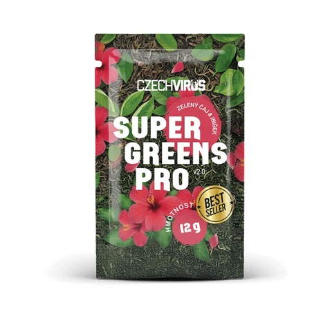 Czech Virus Super Greens Pro V2.0 12 g green tea hibiscus