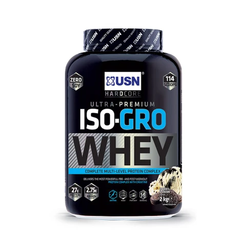 USN Iso-Gro Whey Protein 2000 g cookies