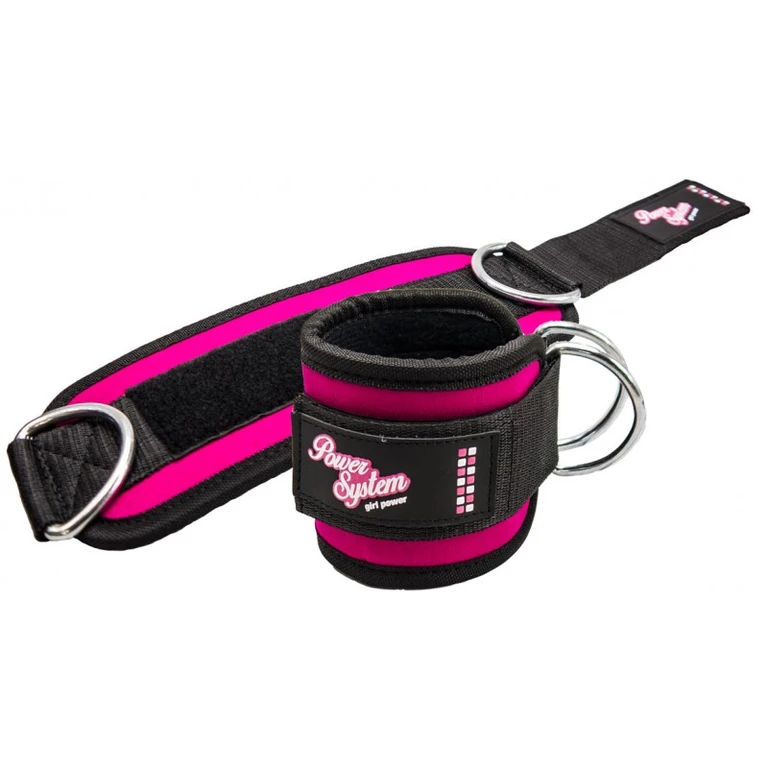 Power System Ankle Straps Gym Babe pink