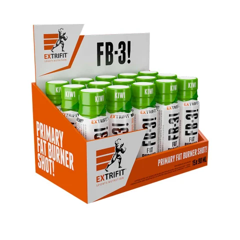 Extrifit FB-3! Fat Burner Shot 15 x 90 ml kiwi