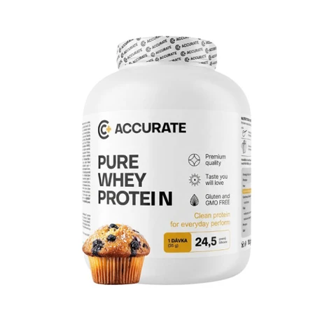 Accurate+ Pure Whey 2000 g blueberry muffin