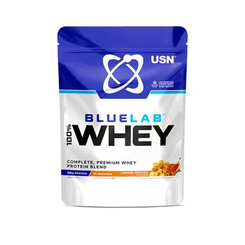 USN Bluelab 100% Whey Protein Premium 476 g caramel popcorn