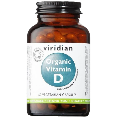 Viridian Organic Vitamin D 60 cps