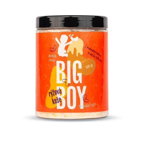 Big Boy Rýžová kaše 300 g s mandarinkou a kešu ořechy
