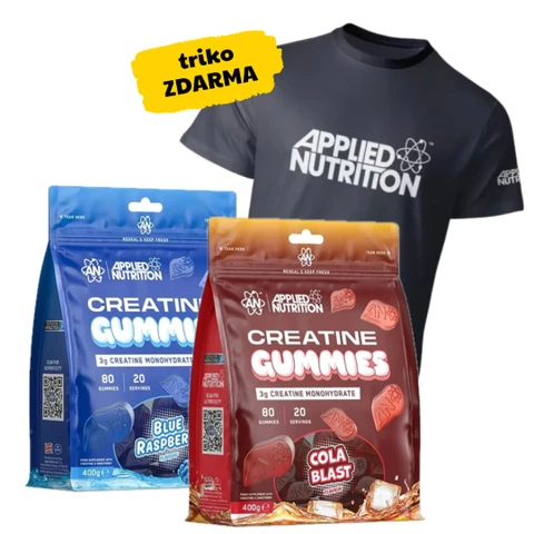 Special Offer 1+1 Applied Nutrition Creatine Gummies 400 g + FREE T-Shirt