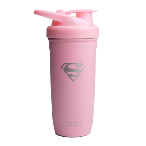 SmartShake™ Šejkr Reforce DC 900 ml Supergirl pink (nerez)