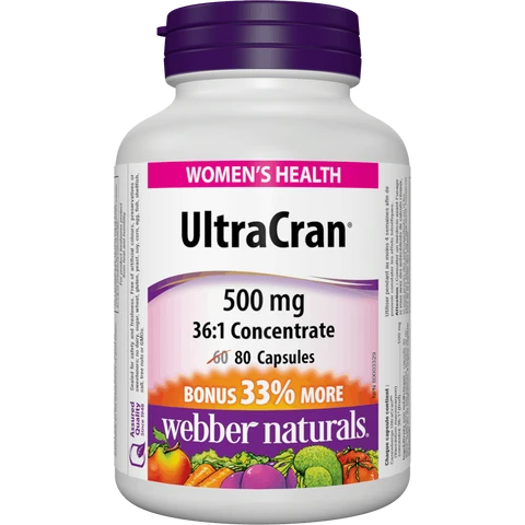 Webber Naturals UltraCran 500 mg 80 cps