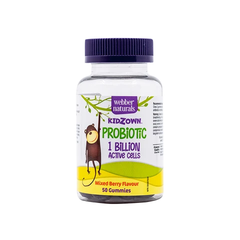Webber Naturals Kidzown Probiotic 1 billion 50 gummies