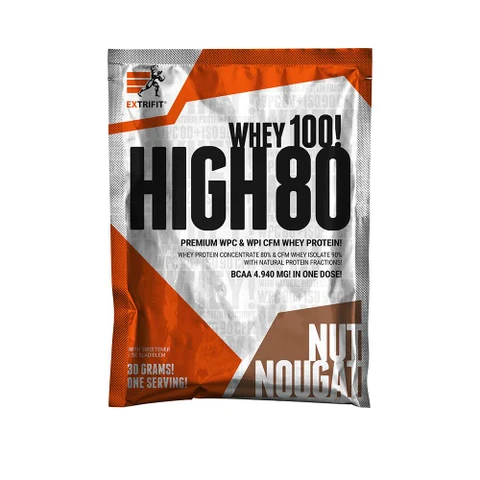 Extrifit High Whey 80 30 g nut nougat