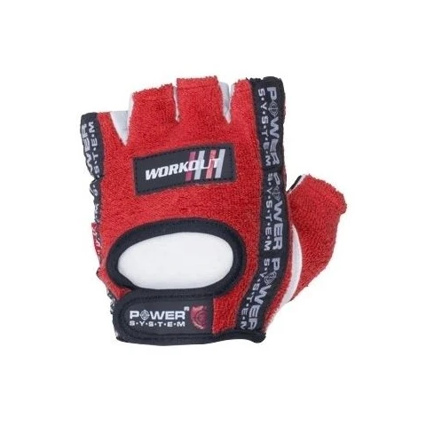 Workout gloves red