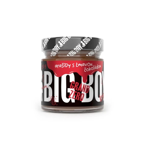 Big Boy Grand Zero 250 g arašídy s tmavou čokoládou