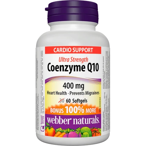 Webber Naturals Coenzyme Q10 400 mg 60 cps