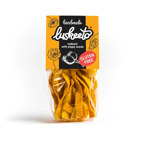 Luskeeto Legume Crackers 70 g poppy seed