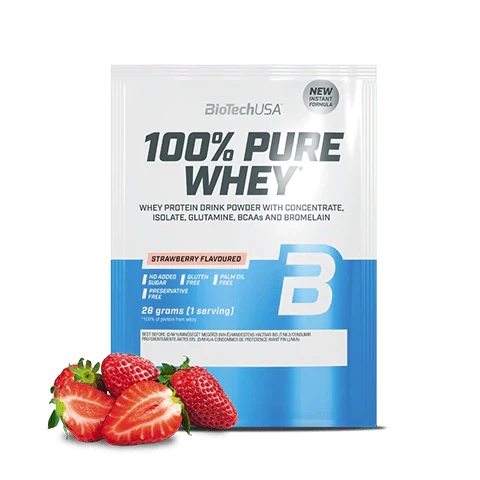 BioTech 100% Pure Whey 28 g strawberry