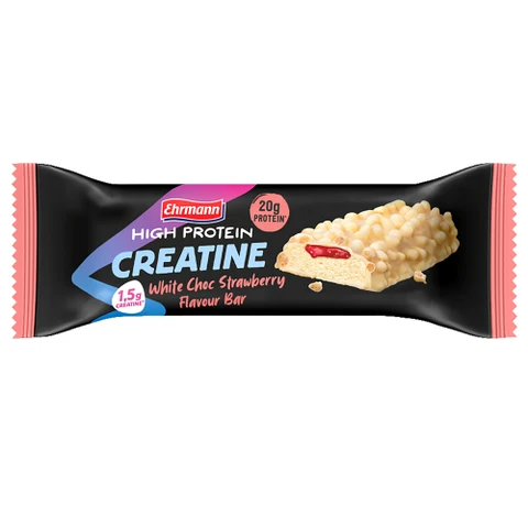Ehrmann High Protein Creatine Bar 60 g white choco strawberry