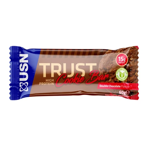 USN Trust Cookie Bar 60 g dvojitá čokoláda