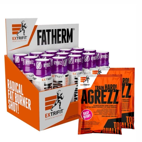 Special Offer Extrifit Fatherm Shot 15 x 90 ml + FREE 2x Agrezz 20,8 g