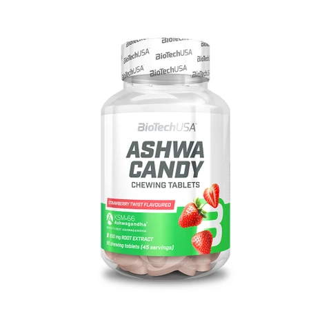 BioTech Ashwa Candy 90 tbl strawberry twist