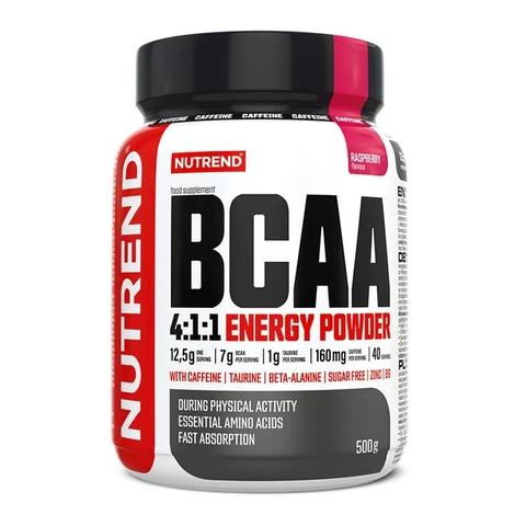 Nutrend BCAA 4:1:1 Energy Powder 500 g raspberry