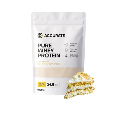 Accurate+ Pure Whey 1000 g white raffaelo