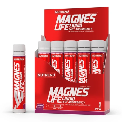 Nutrend Magneslife Liquid 10 x 25 ml cherry