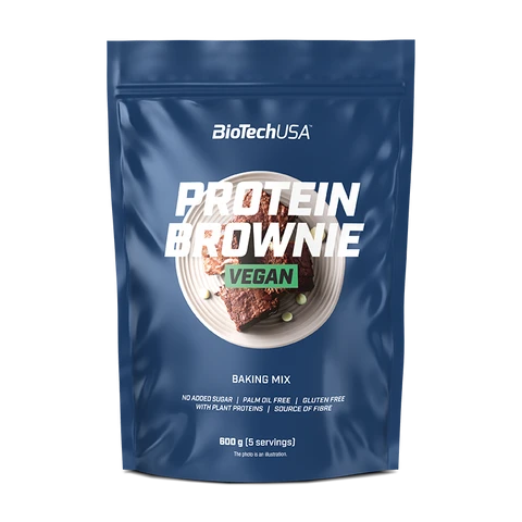 BioTech Vegan Protein Brownie 600 g baking mix