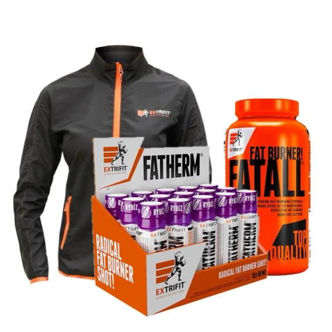 Special Offer Extrifit Fatall Fat Burner 130cps + Fatherm 15 x 90 ml + FREE Women´s jacket