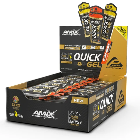 Amix Performance Quick Gel 40 x 45 g blood orange