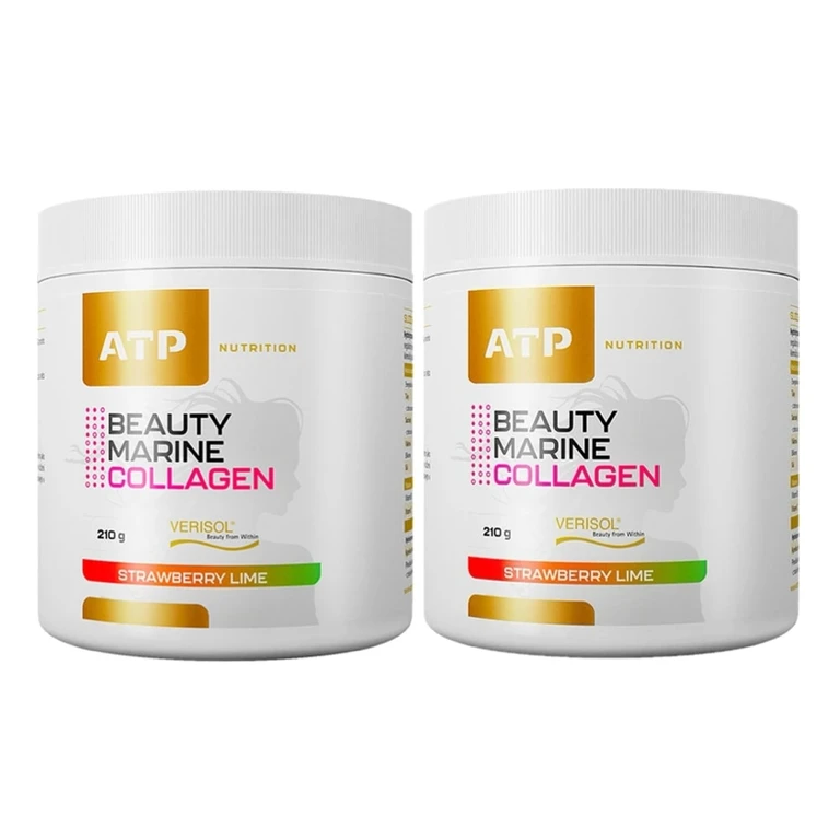 AKCE 1+1 ATP Nutrition Beauty Marine Collagen 210 g strawberry lime