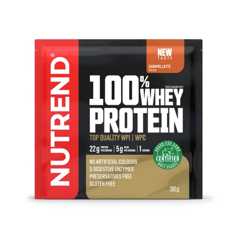 Nutrend 100% Whey Protein 30 g caramel latte