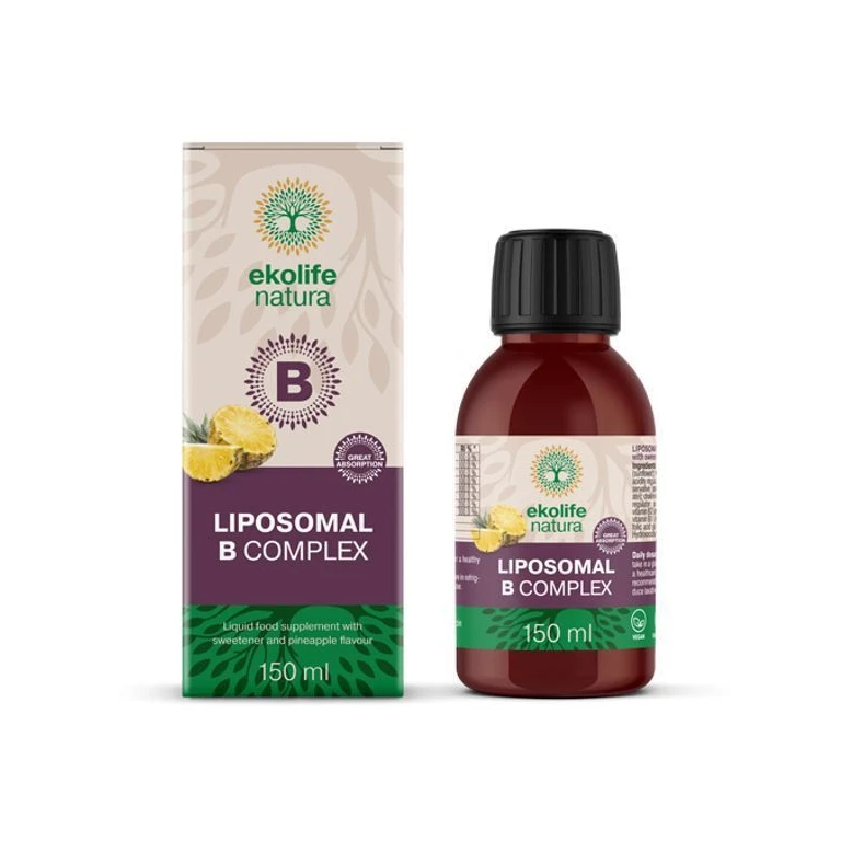 Ekolife Natura Liposomal B Complex 150 ml (Lipozomální B-complex)