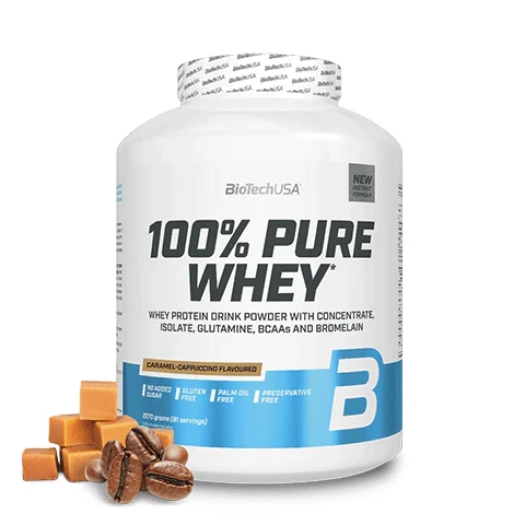 BioTech 100% Pure Whey 2270 g caramel cappuccino