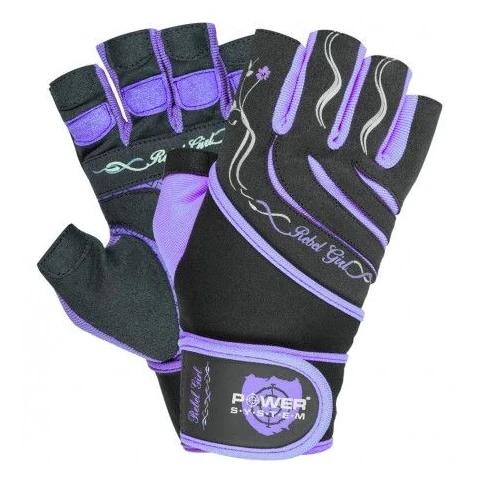 Gloves Rebel Girl black purple