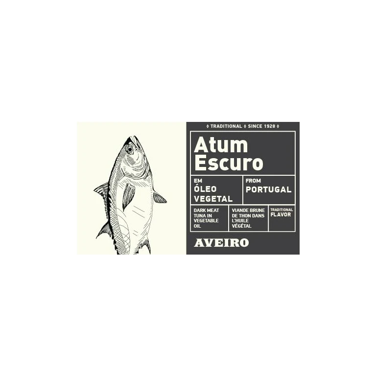 Aveiro Dark tuna meat in vegetable oil 120 g