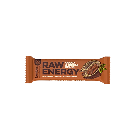 Bombus Raw Energy 50 g cocoa cocoa beans