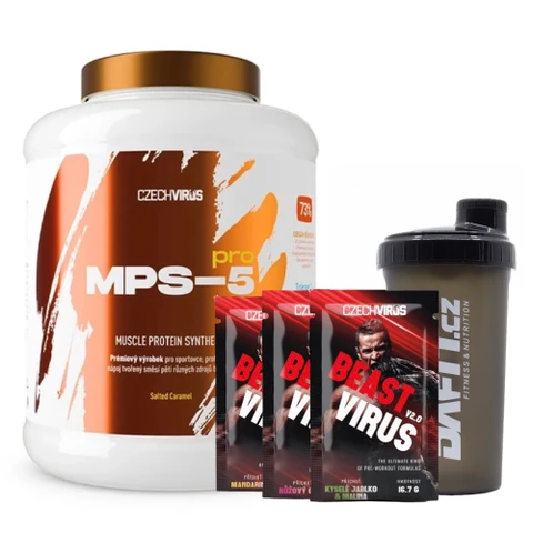AKCE Czech Virus MPS-5 Pro 2250 g + ZDARMA Šejkr 700 ml + 3x vzorek