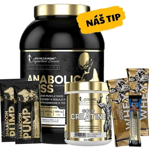 AKCE Kevin Levrone Levrone Mass 3000 g + ZDARMA 4x vzorek + tyčinka